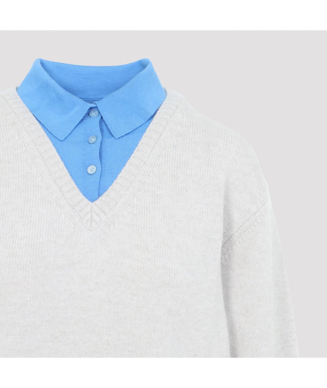 ACNE STUDIOS Мульти шерстяной джемпер / свитер, фото 4