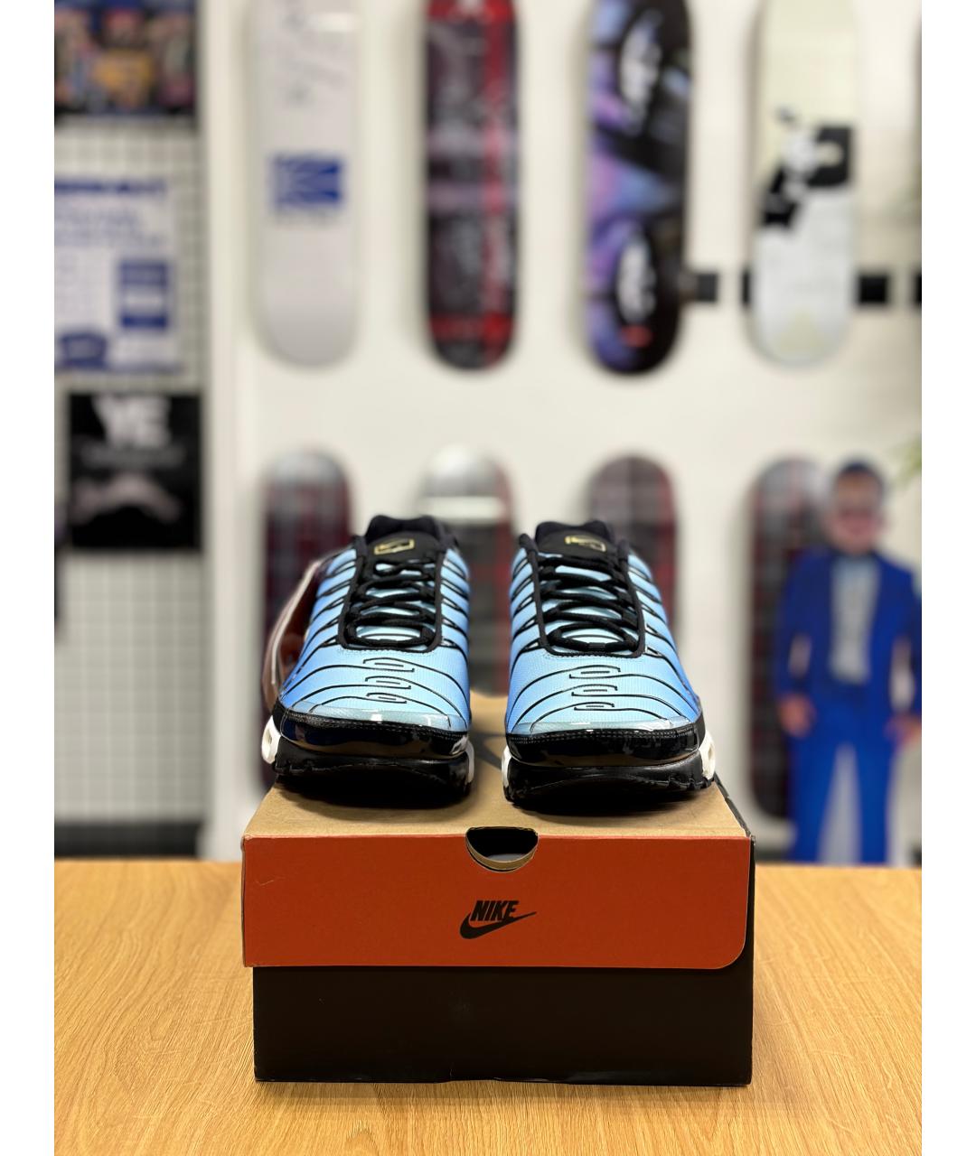 NIKE Голубые низкие кроссовки / кеды, фото 2