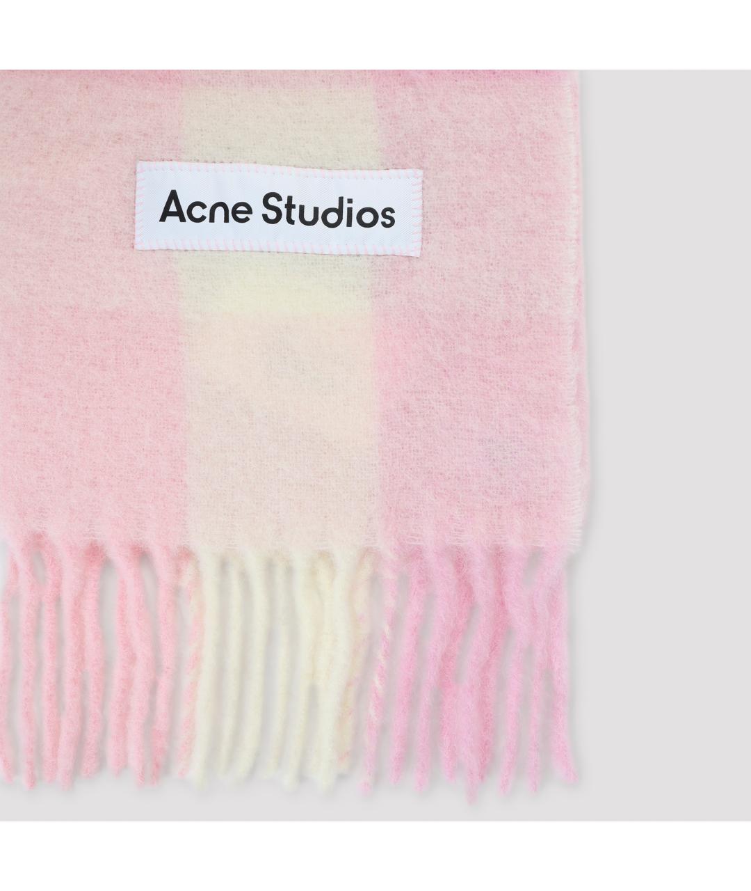 ACNE STUDIOS Мульти шерстяной шарф, фото 2