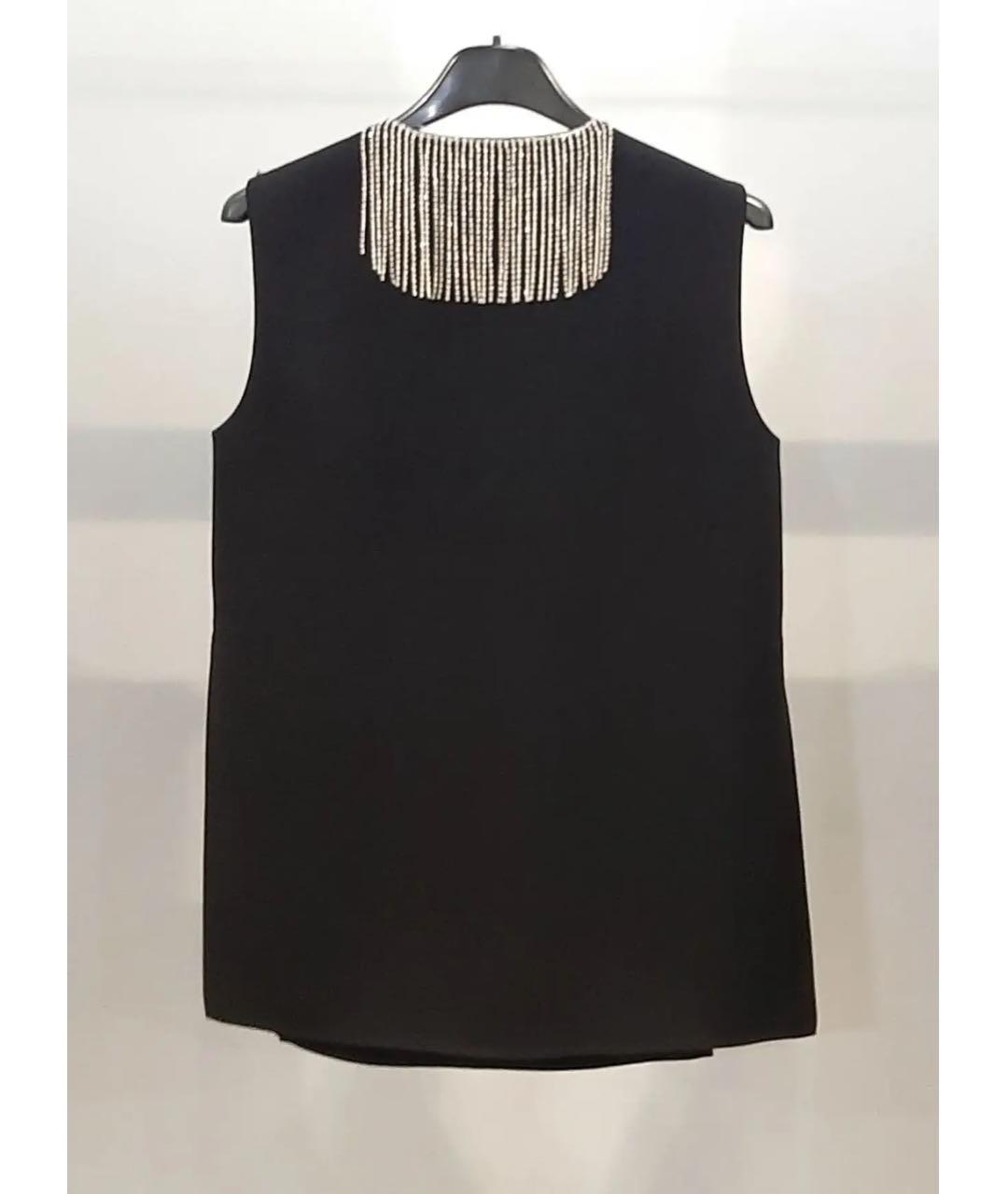SPORTMAX Черная блузы, фото 2