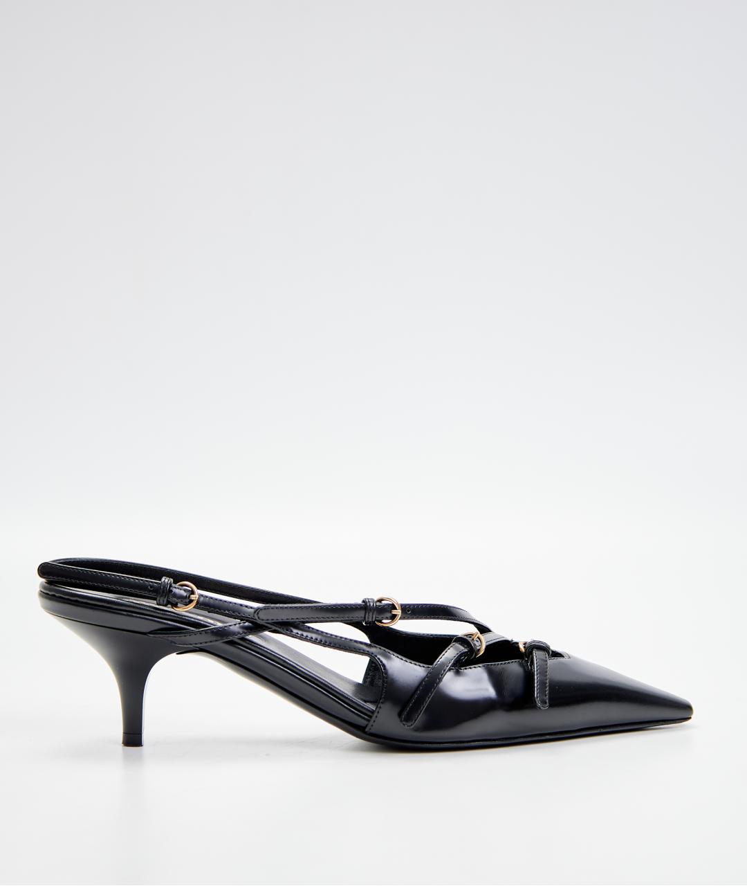 MIU MIU Черные кожаные туфли, фото 6