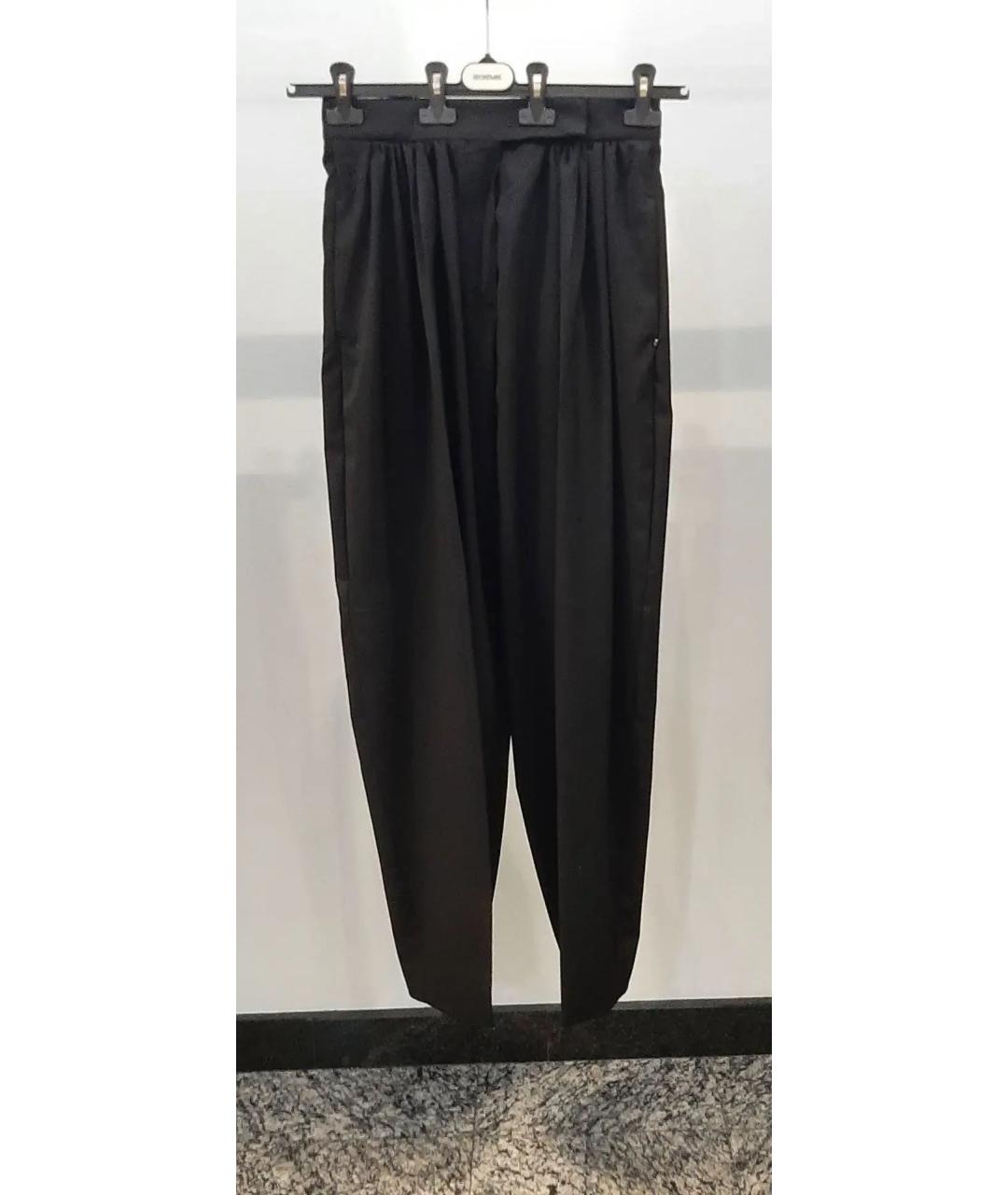 SPORTMAX Черные прямые брюки, фото 2