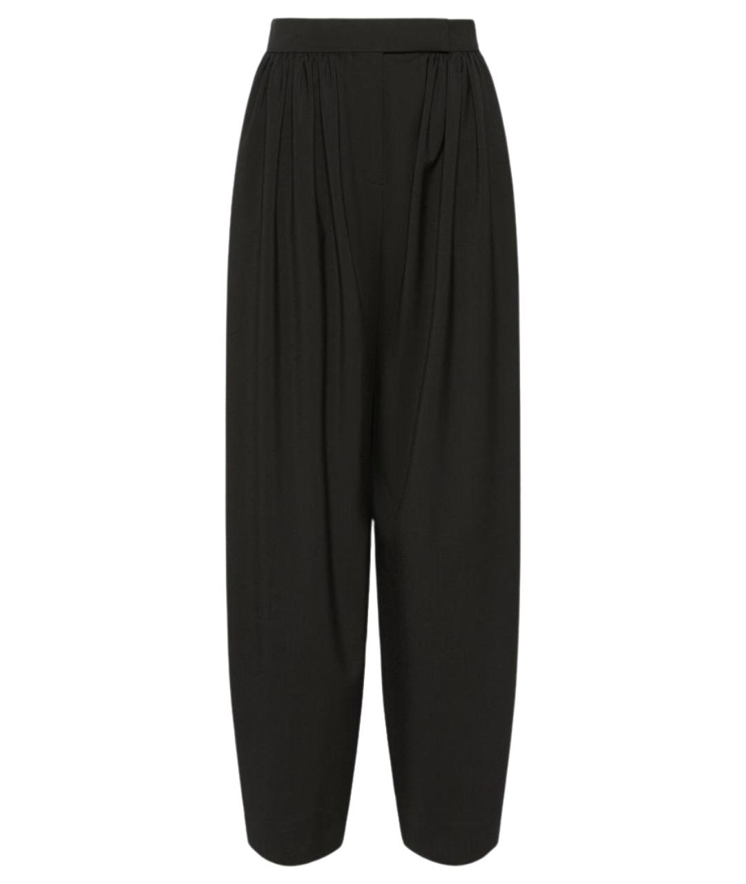 SPORTMAX Черные прямые брюки, фото 1