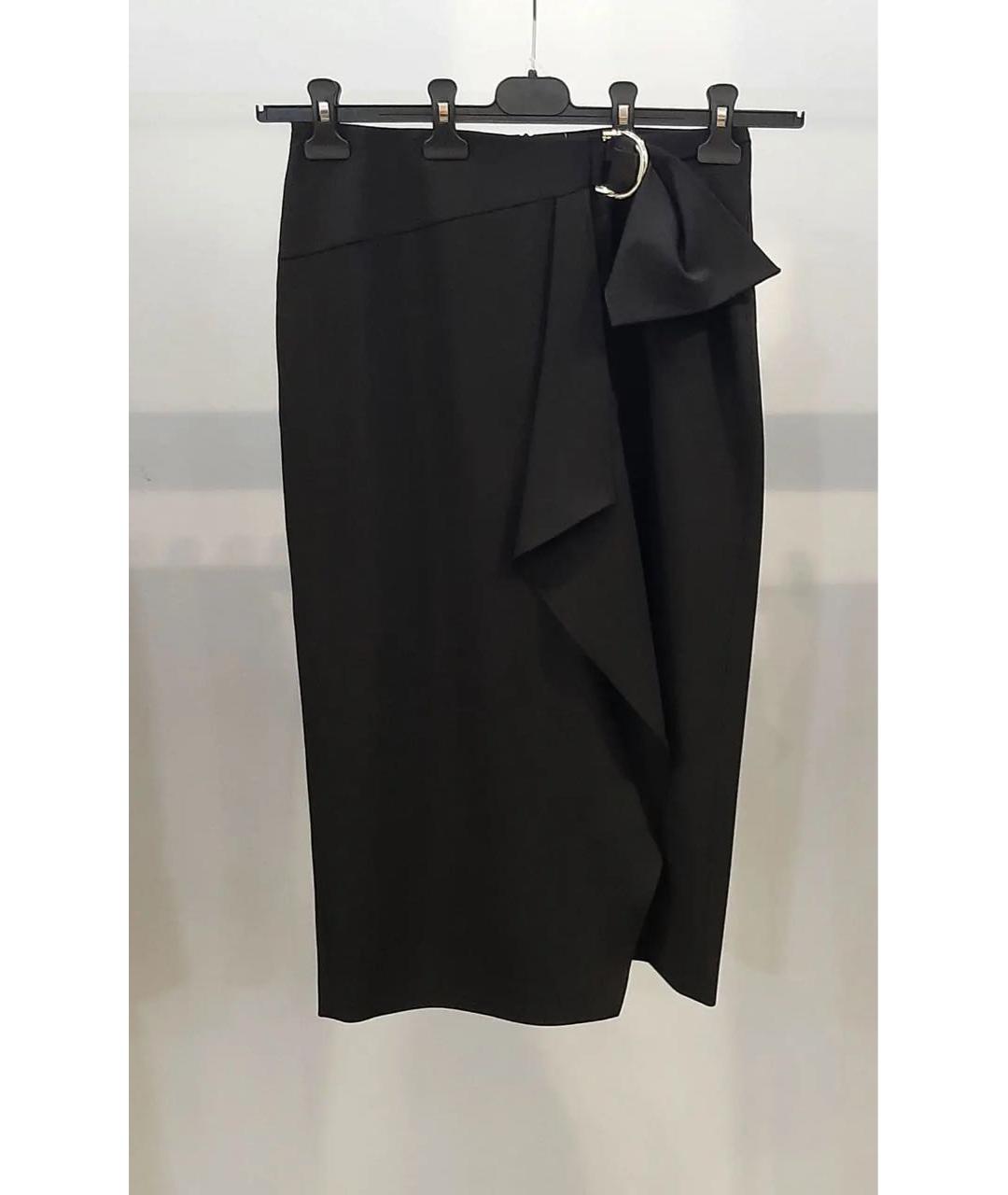 MAX MARA STUDIO Черная юбка миди, фото 2