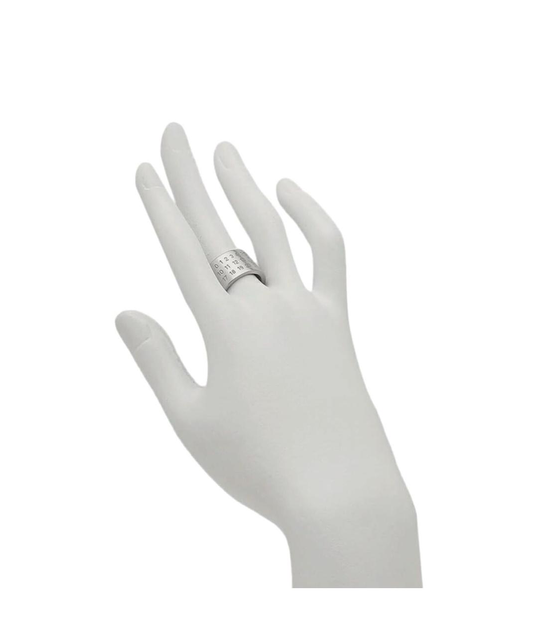 MM6 MAISON MARGIELA Серебряное серебряное кольцо, фото 4