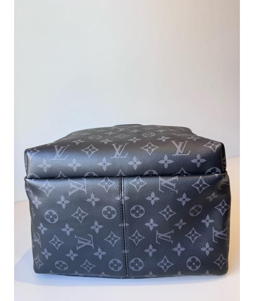 LOUIS VUITTON Черный рюкзак из канвы, фото 5
