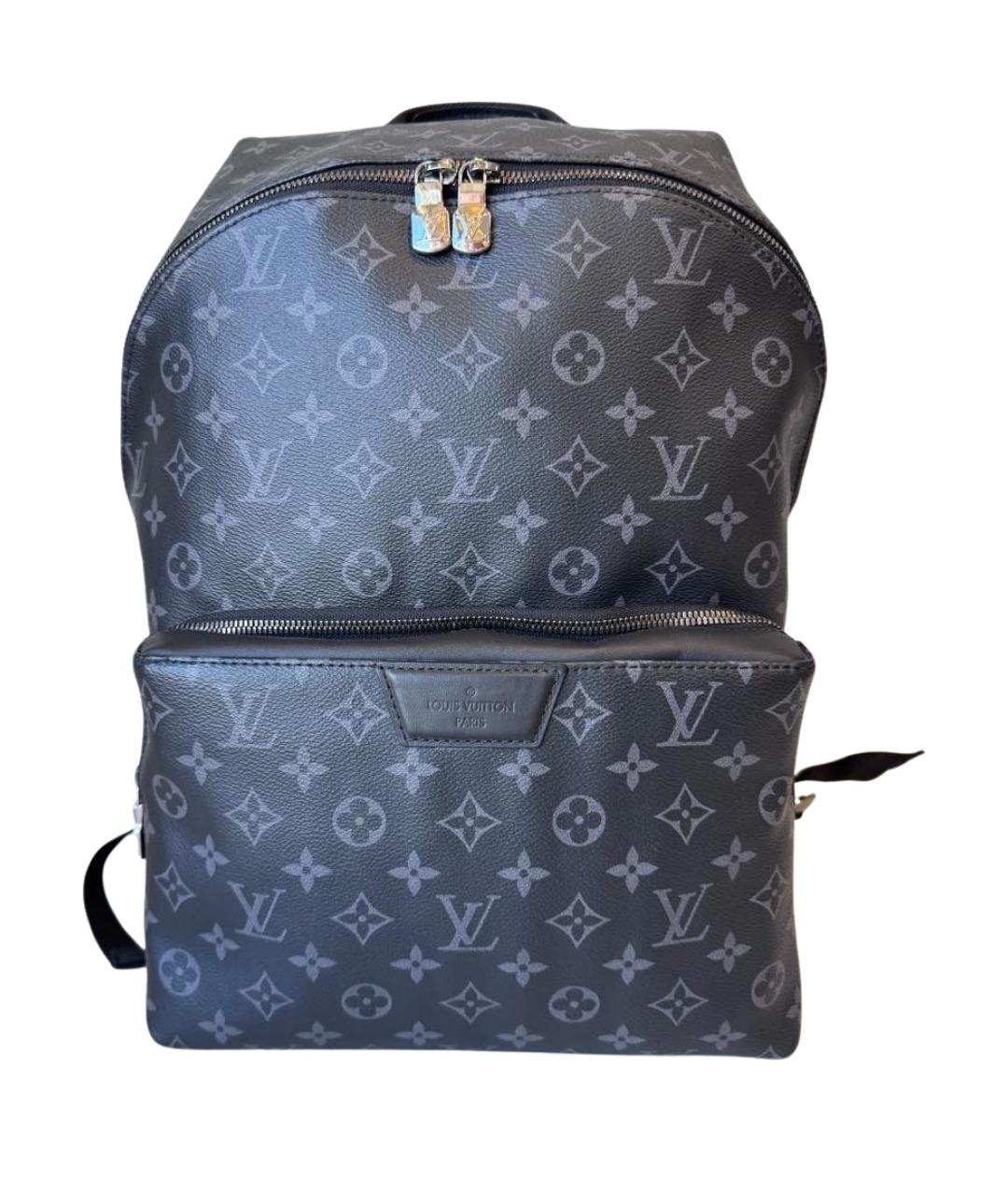 LOUIS VUITTON Черный рюкзак из канвы, фото 1