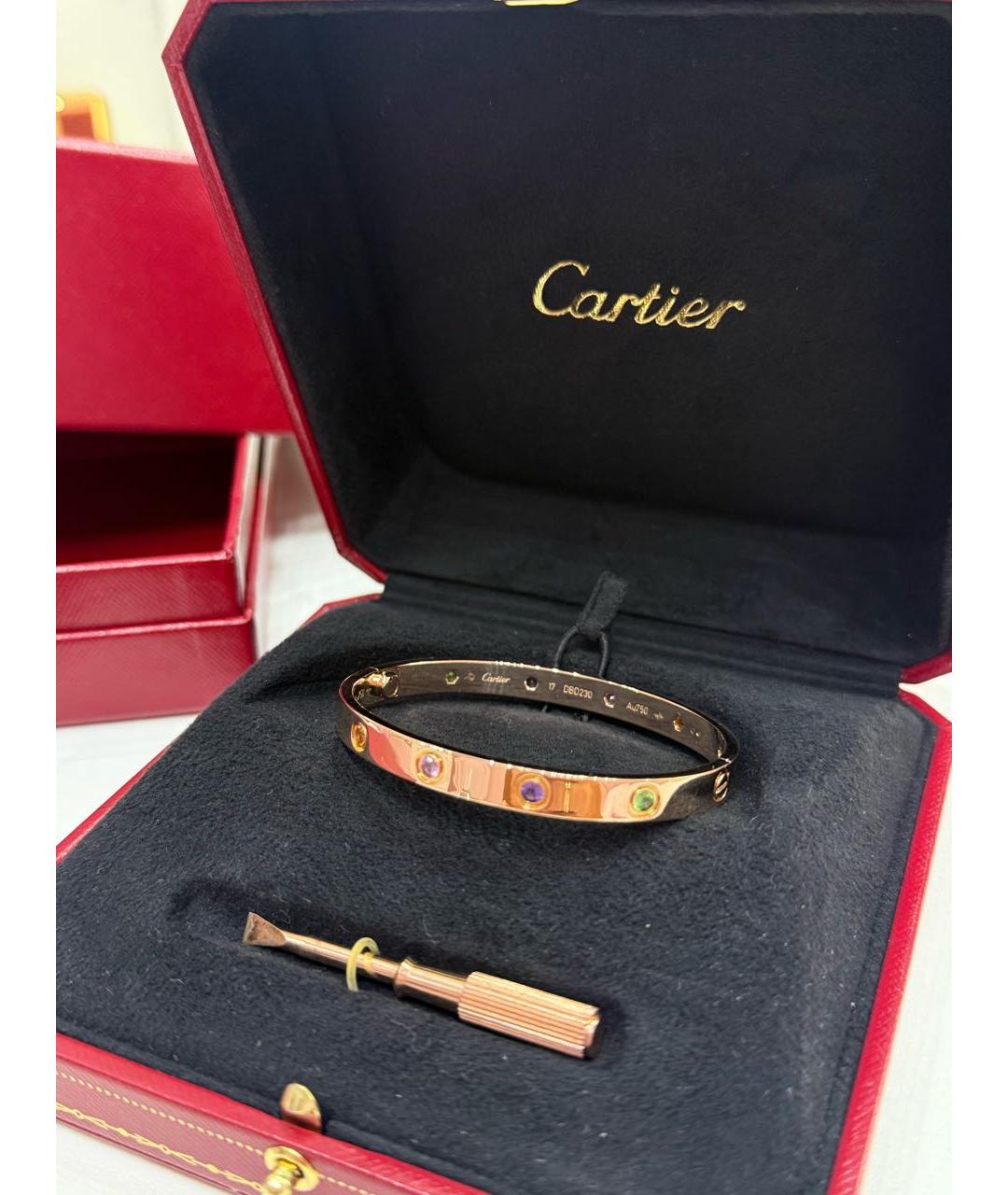 CARTIER Розовый браслет из розового золота, фото 3