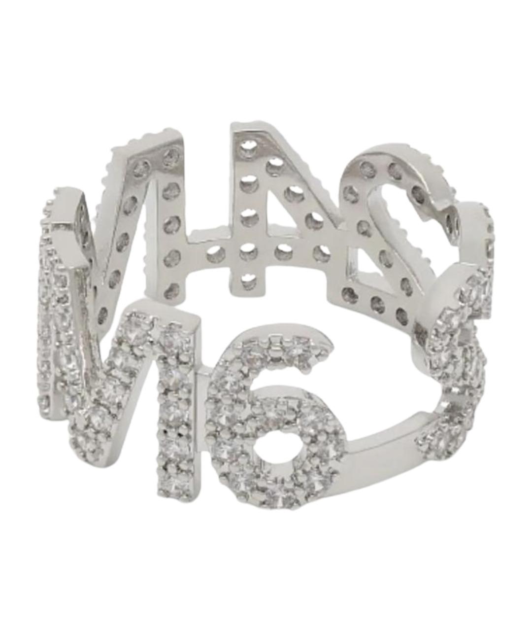 MM6 MAISON MARGIELA Серебряное серебряное кольцо, фото 1