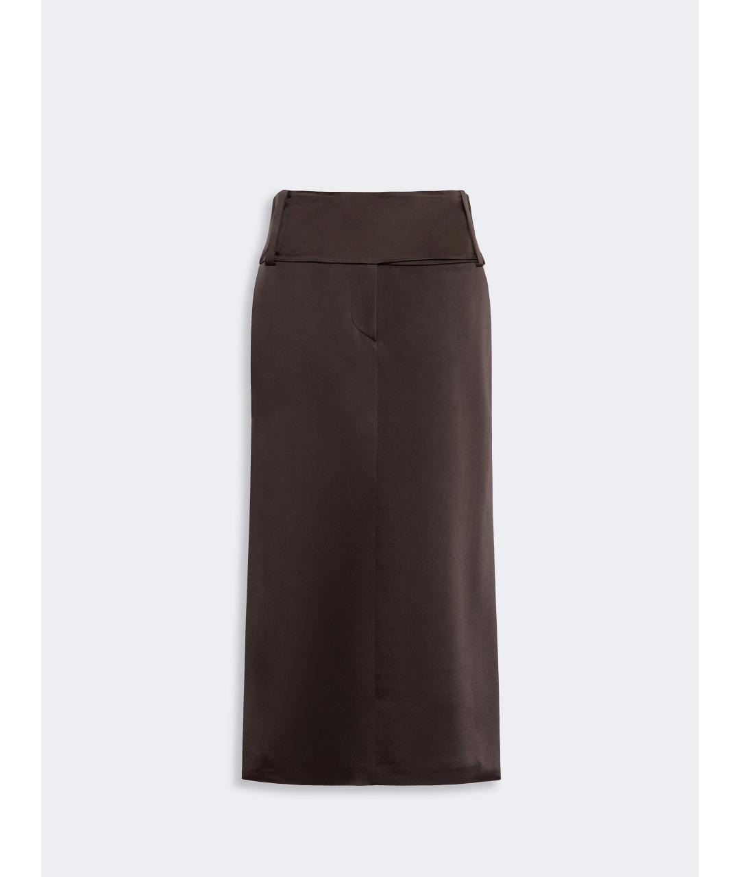 SPORTMAX Коричневый костюм с юбками, фото 2