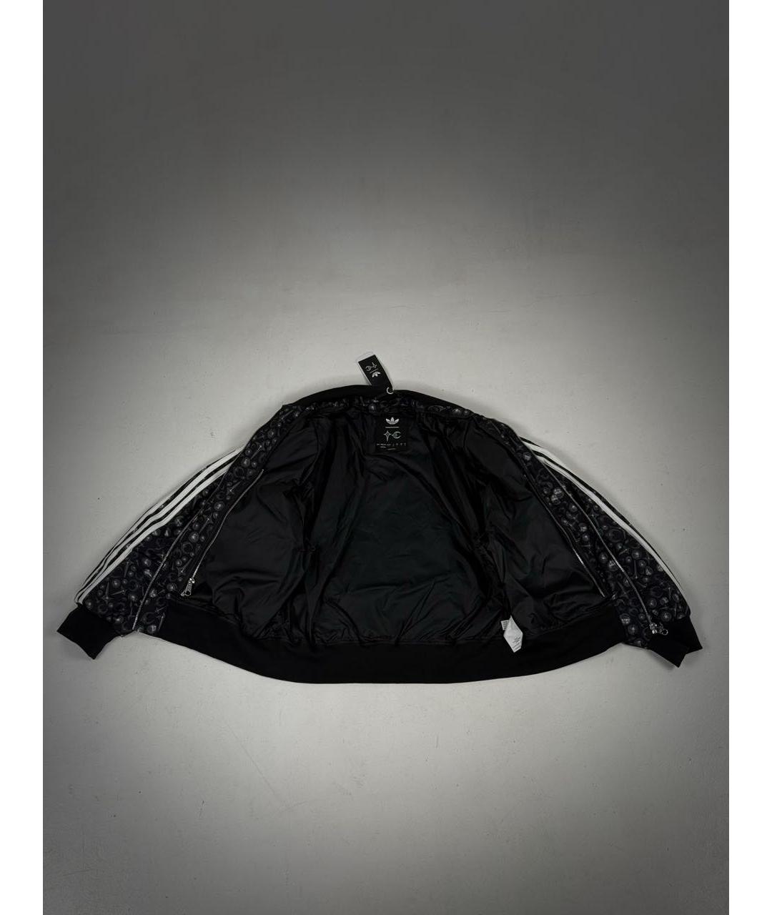 ADIDAS Черная полиэстеровая куртка, фото 6