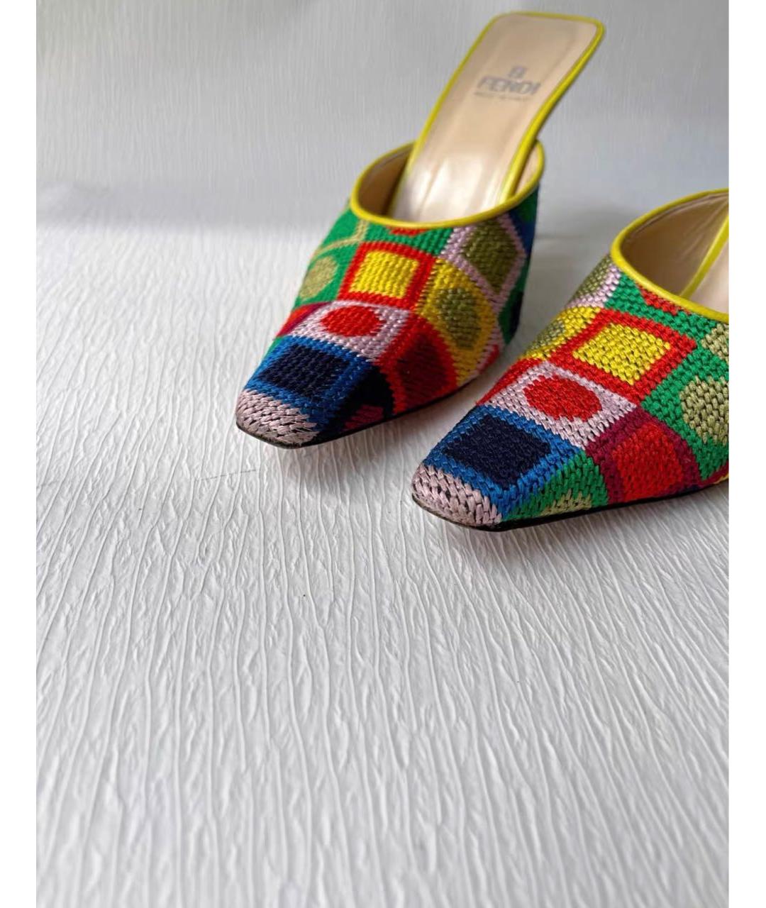 FENDI Мульти мюли, фото 6