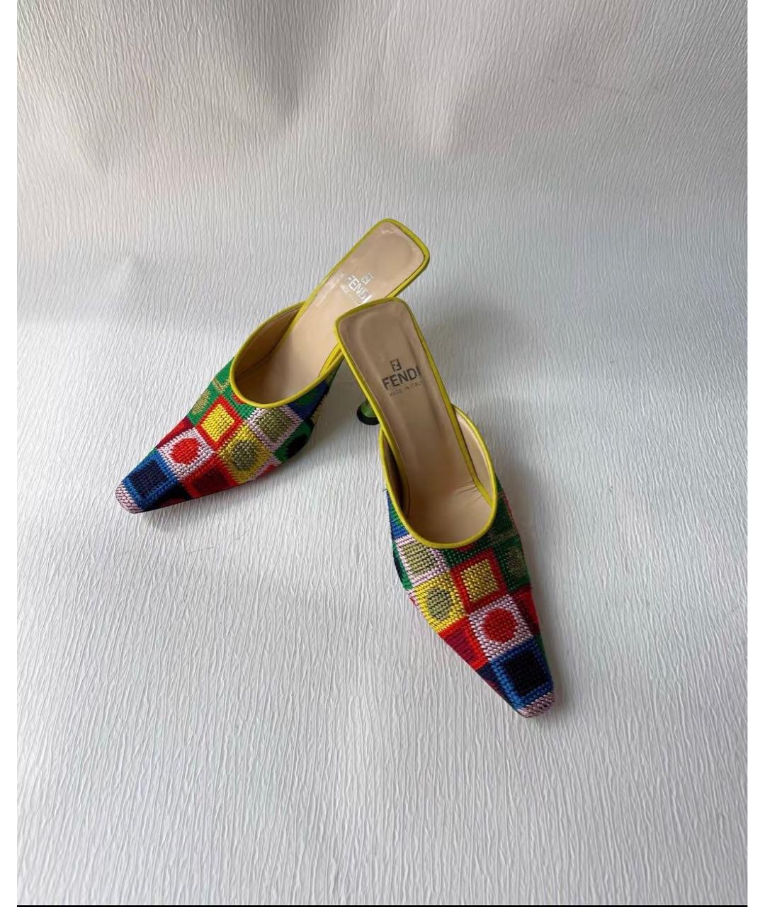 FENDI Мульти мюли, фото 2