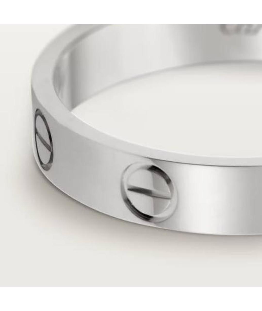CARTIER Серебряное кольцо из белого золота, фото 5