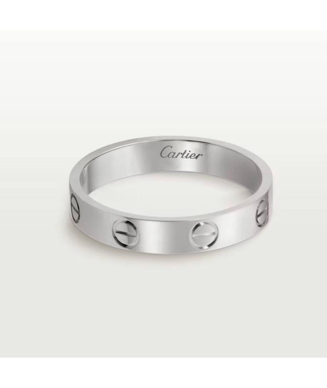 CARTIER Серебряное кольцо из белого золота, фото 9