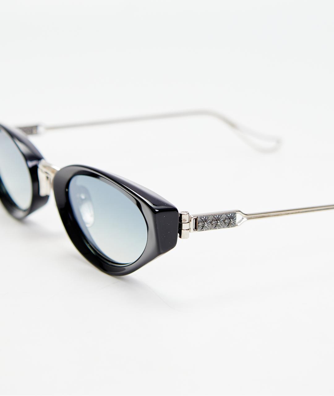 CHROME HEARTS Черные металлические солнцезащитные очки, фото 3