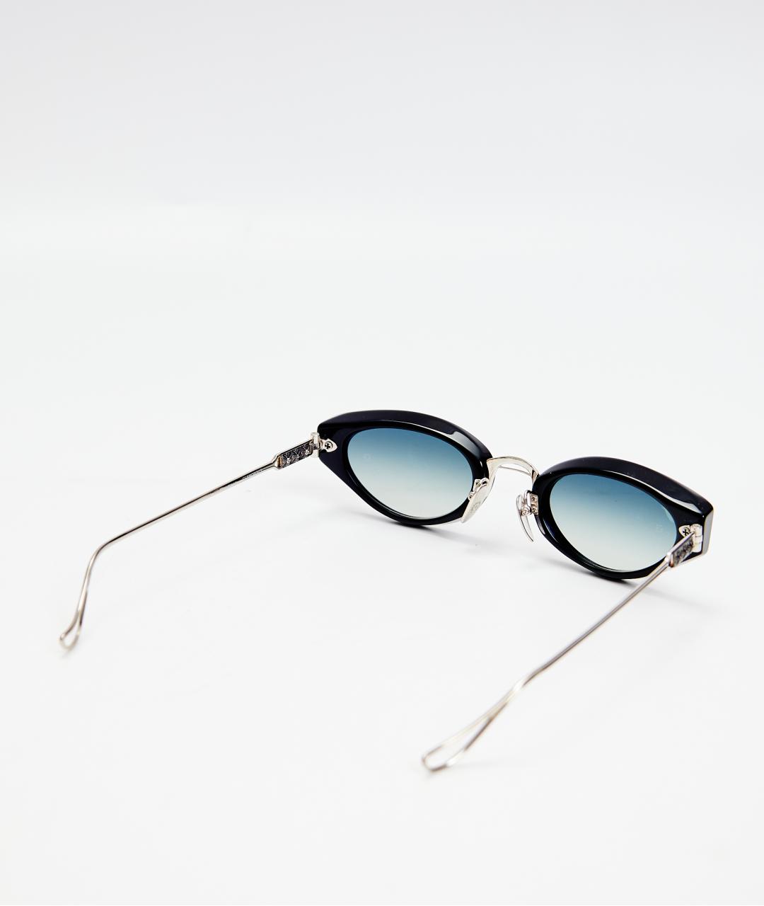 CHROME HEARTS Черные металлические солнцезащитные очки, фото 4
