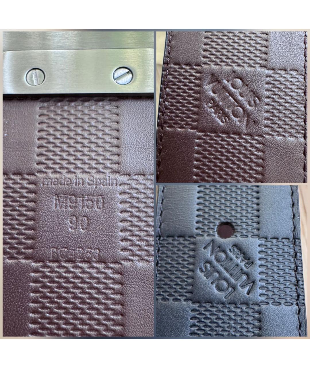 LOUIS VUITTON Черный кожаный ремень, фото 7