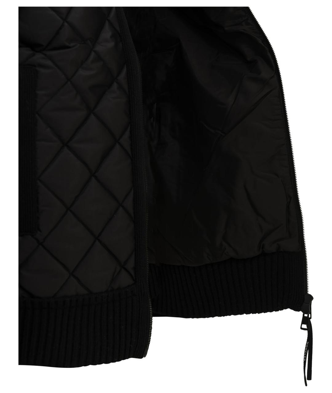 MONCLER Черный шерстяной джемпер / свитер, фото 3