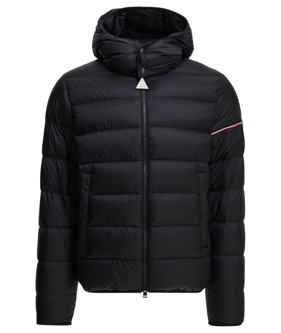 MONCLER Синяя полиамидовая куртка, фото 1