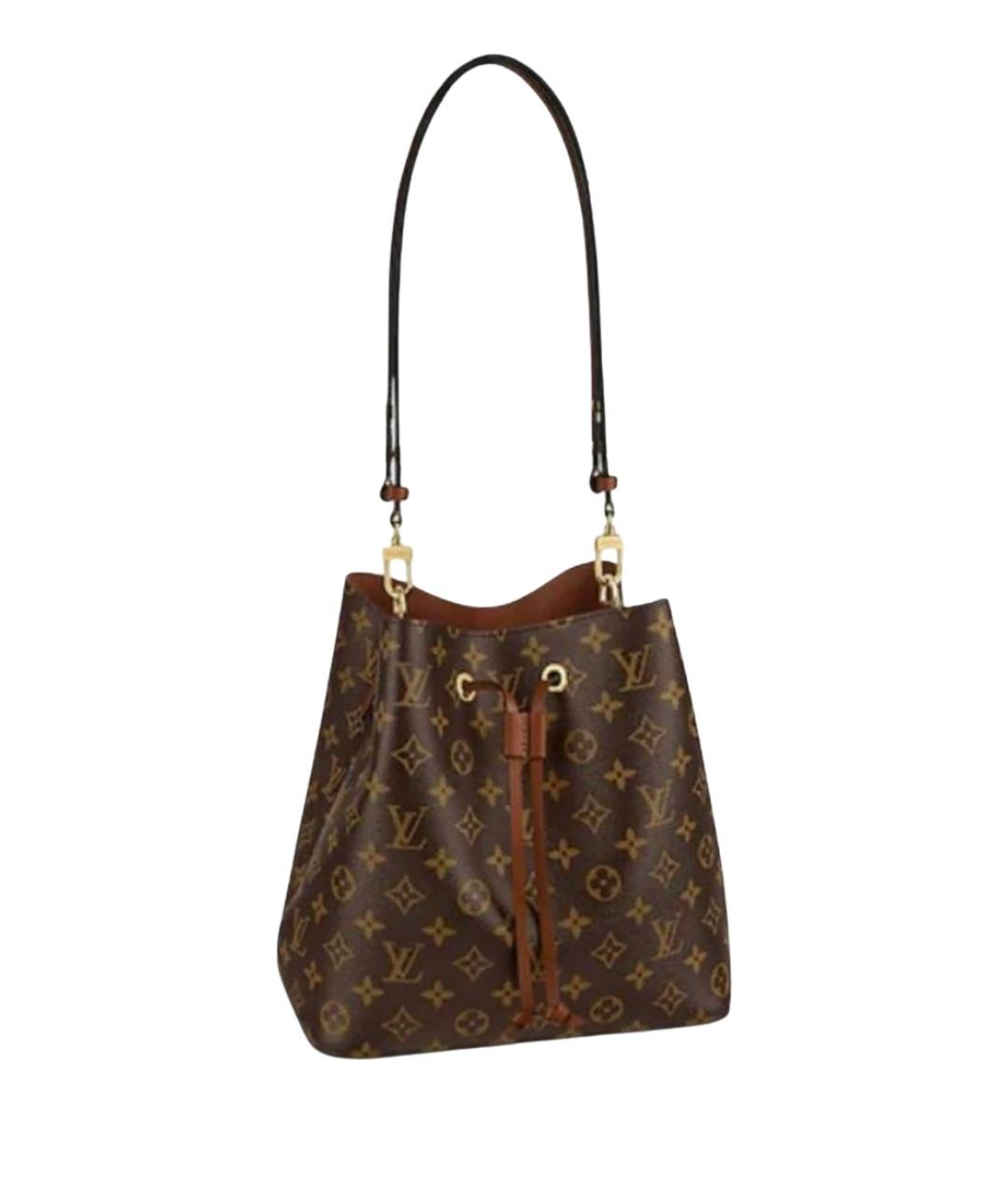 LOUIS VUITTON Коричневая сумка через плечо из канвы, фото 1