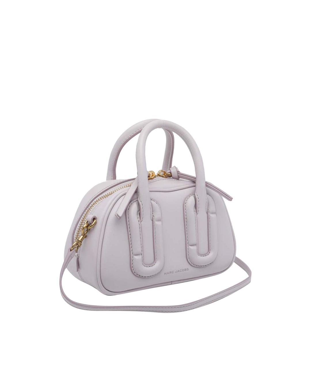 MARC JACOBS Белая кожаная сумка с короткими ручками, фото 2