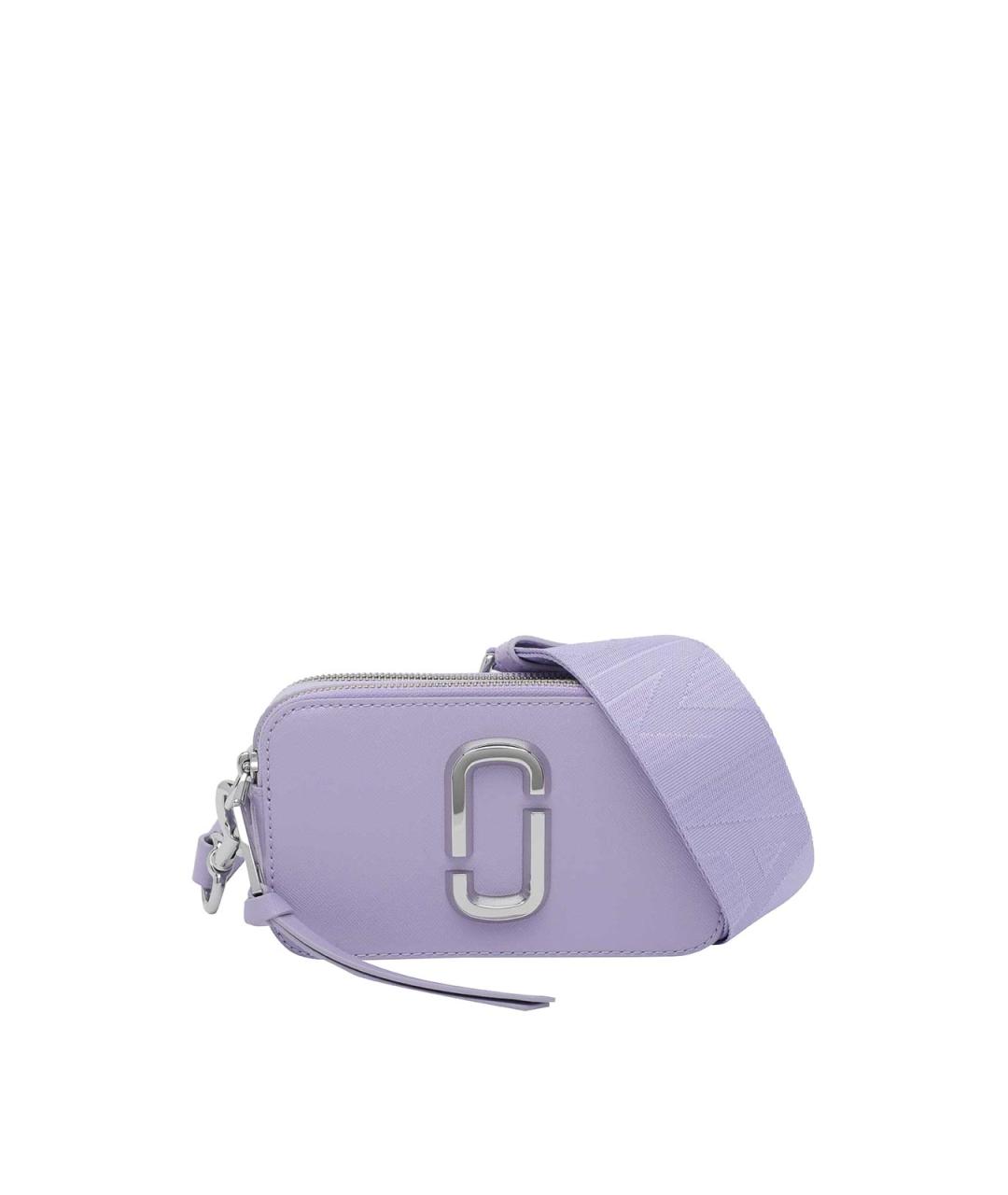 MARC JACOBS Фиолетовая кожаная сумка через плечо, фото 1