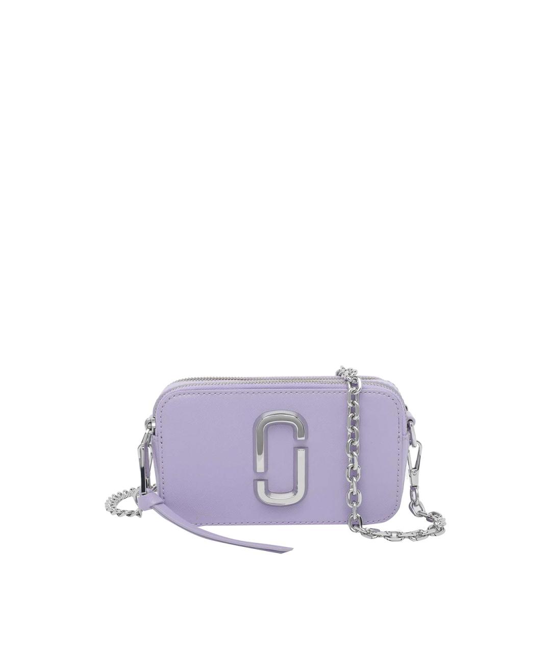 MARC JACOBS Фиолетовая кожаная сумка через плечо, фото 3