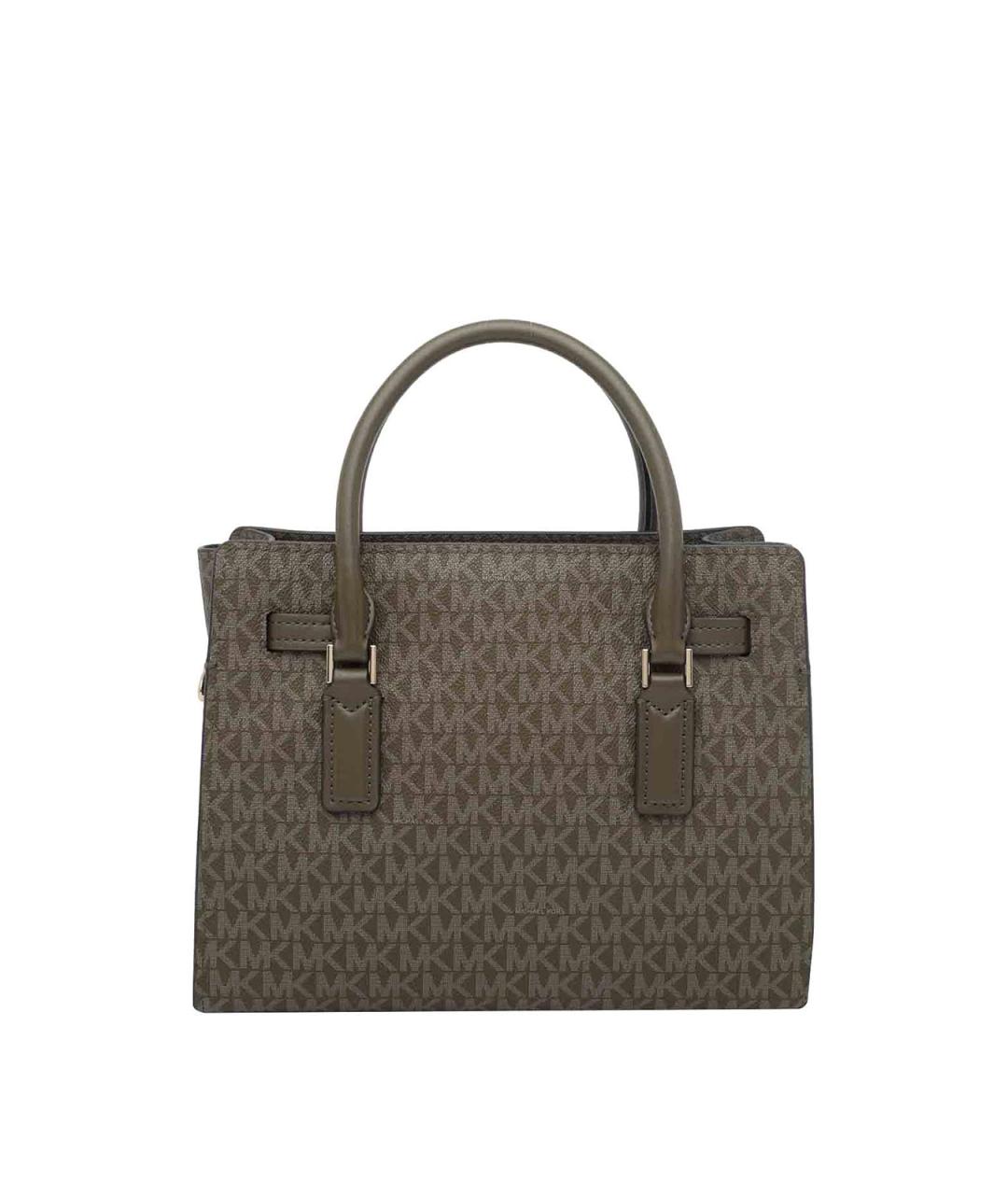 MICHAEL MICHAEL KORS Зеленая кожаная сумка тоут, фото 3
