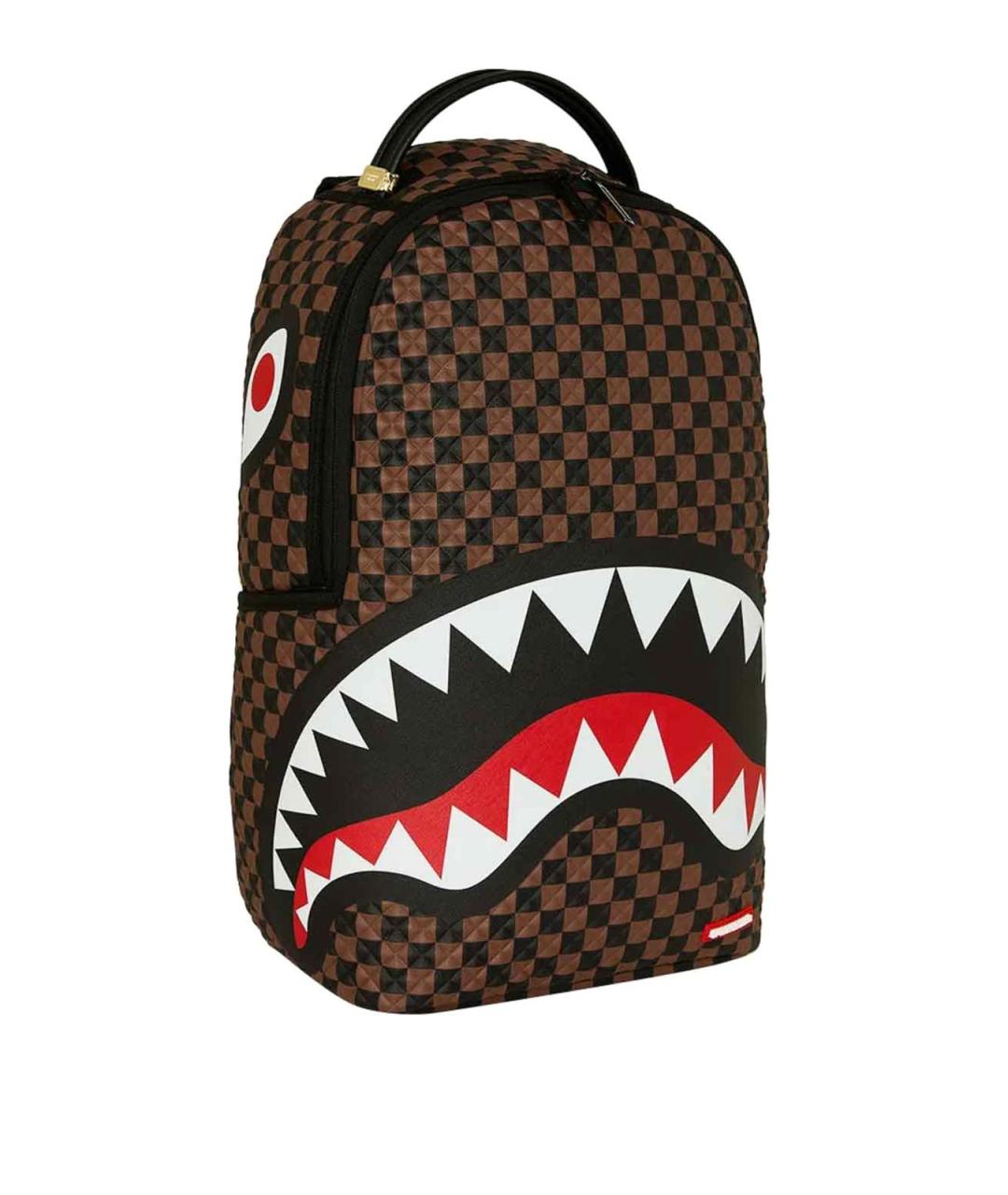SPRAYGROUND Коричневый рюкзак из искусственной кожи, фото 2