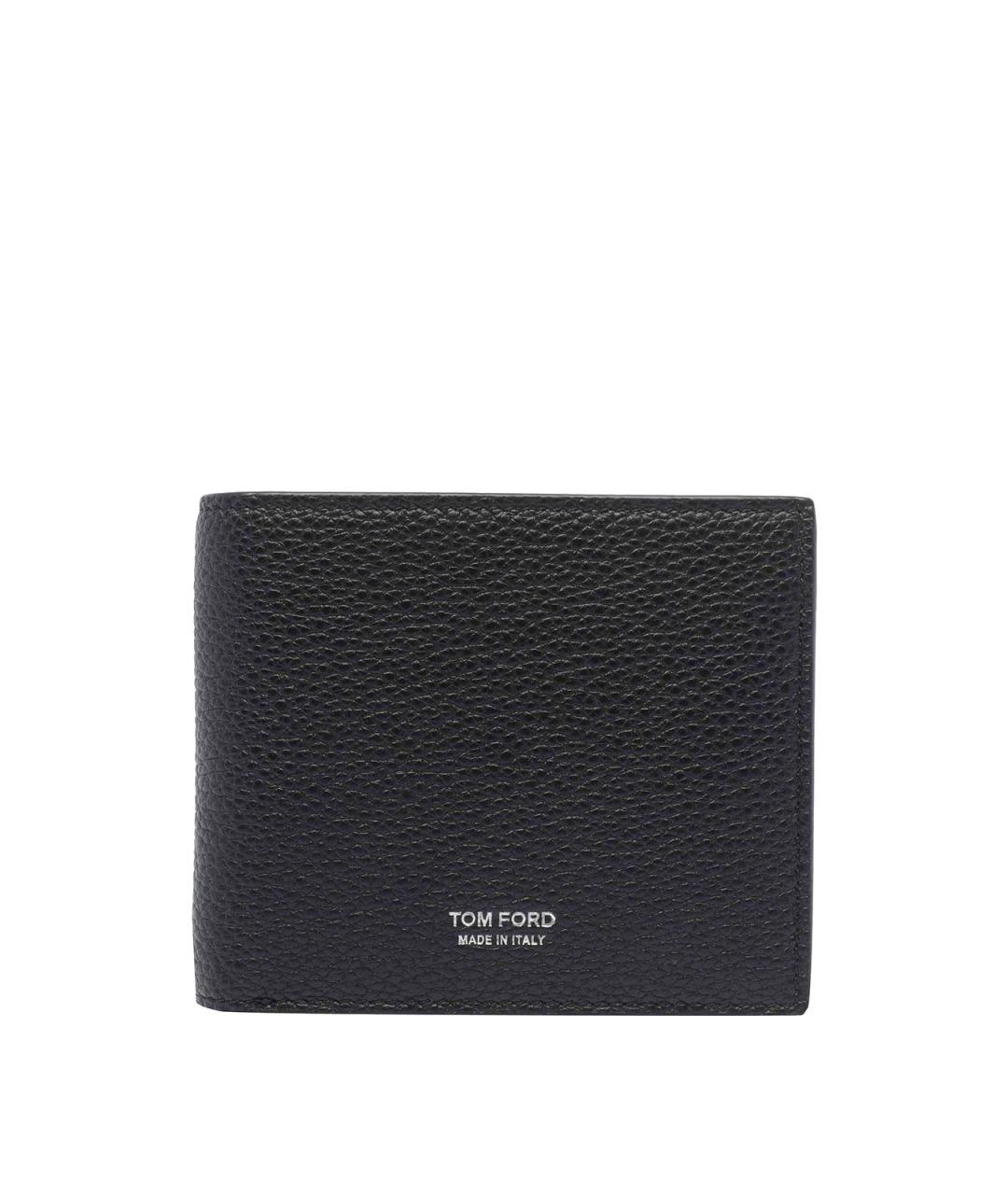 TOM FORD Черный кожаный кошелек, фото 3