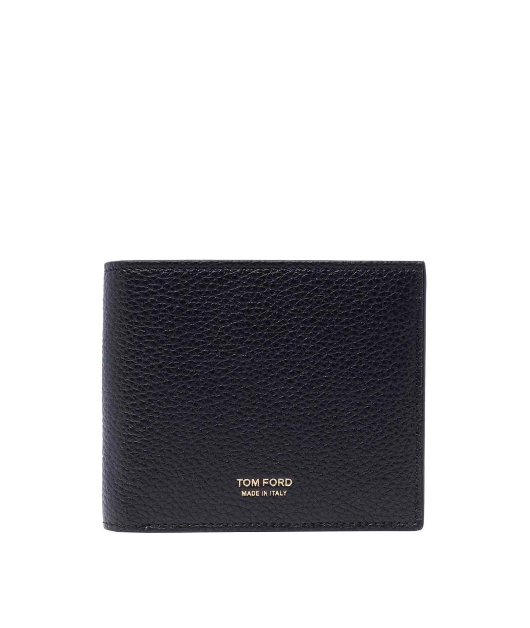 TOM FORD Черный кожаный кошелек, фото 3