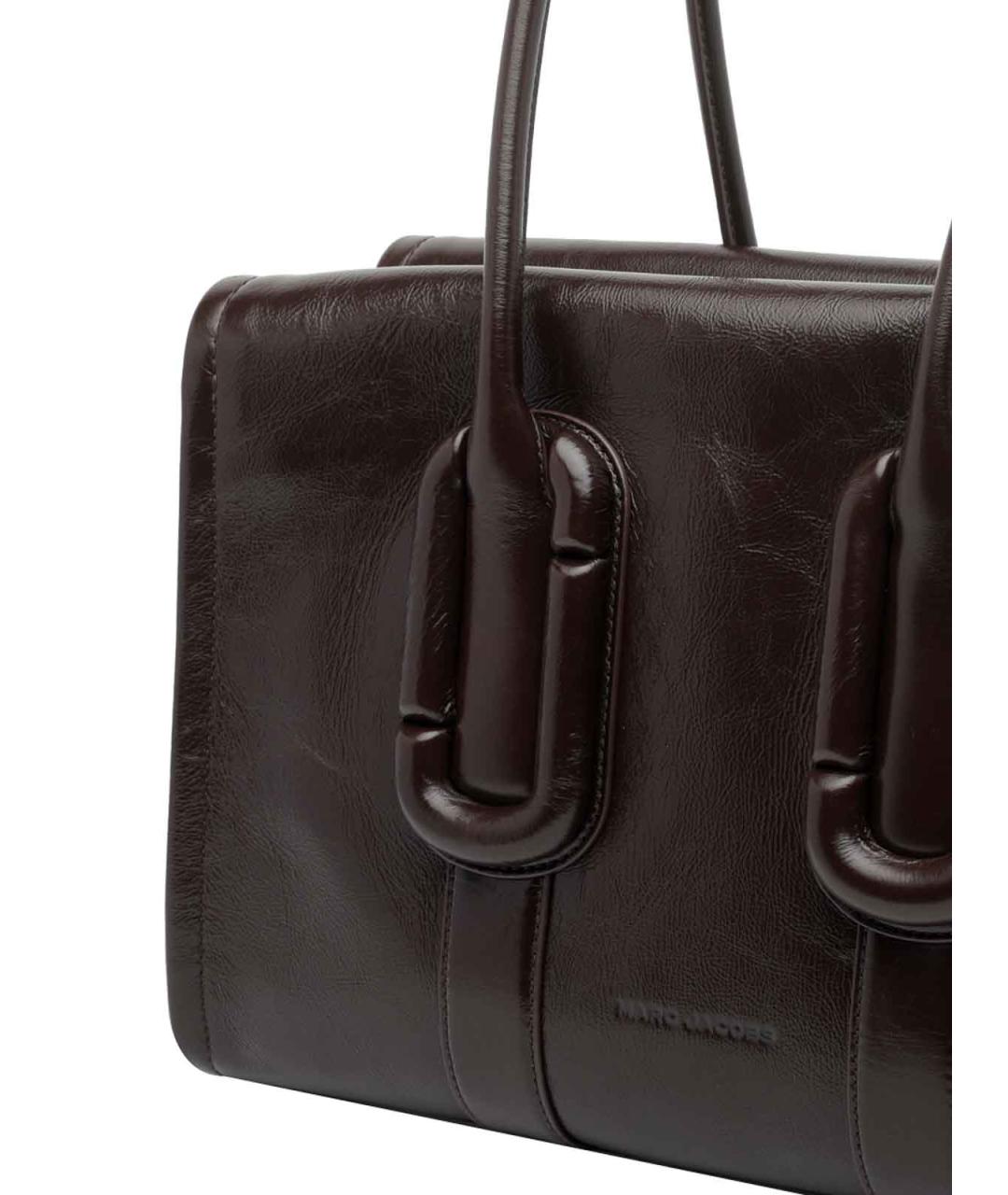 MARC JACOBS Коричневая кожаная сумка тоут, фото 3