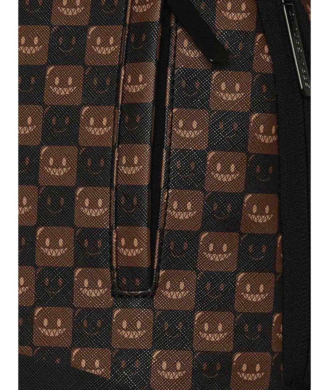 SPRAYGROUND Коричневый рюкзак из искусственной кожи, фото 5