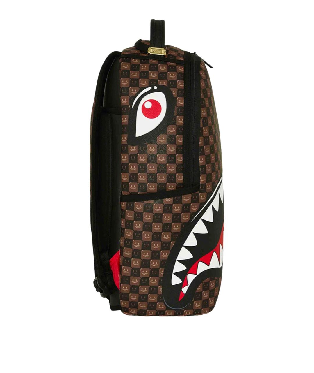 SPRAYGROUND Коричневый рюкзак из искусственной кожи, фото 4
