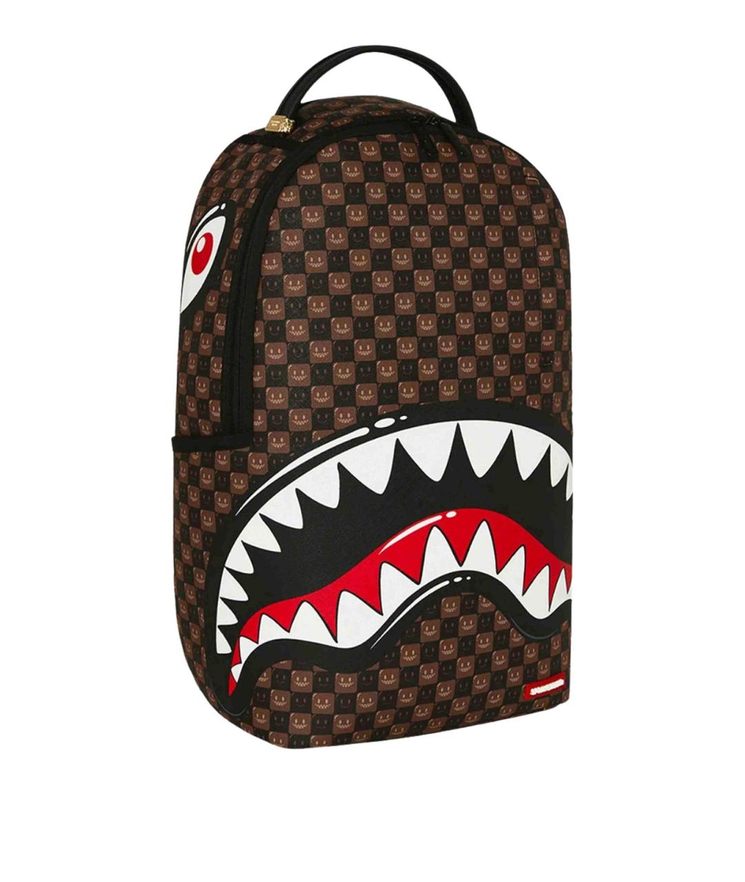SPRAYGROUND Коричневый рюкзак из искусственной кожи, фото 3