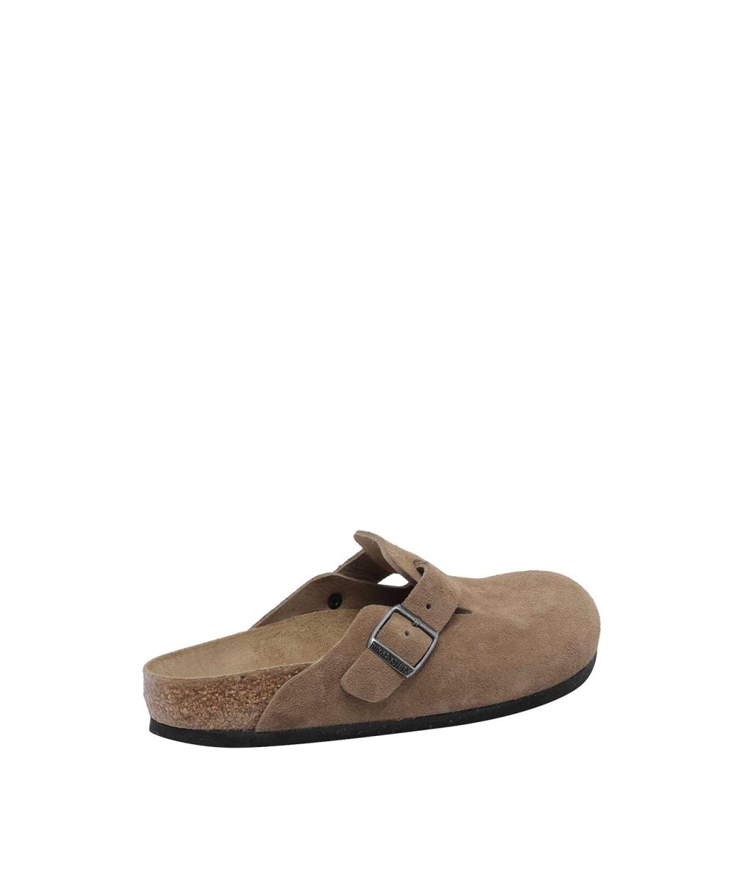 BIRKENSTOCK Бежевые замшевые мюли, фото 3