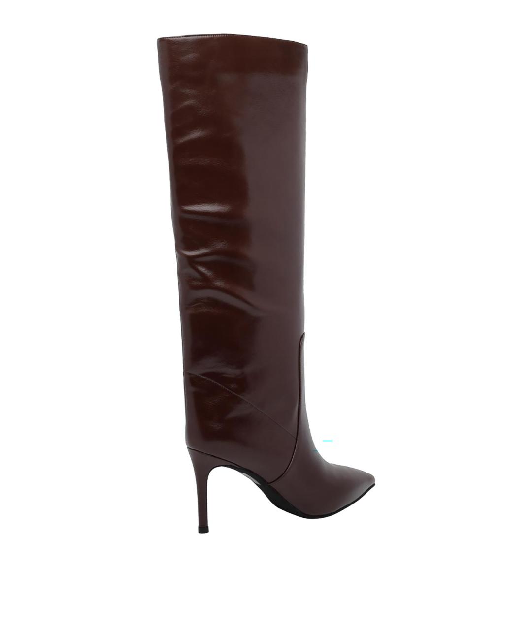 JEFFREY CAMPBELL Коричневые кожаные сапоги, фото 3