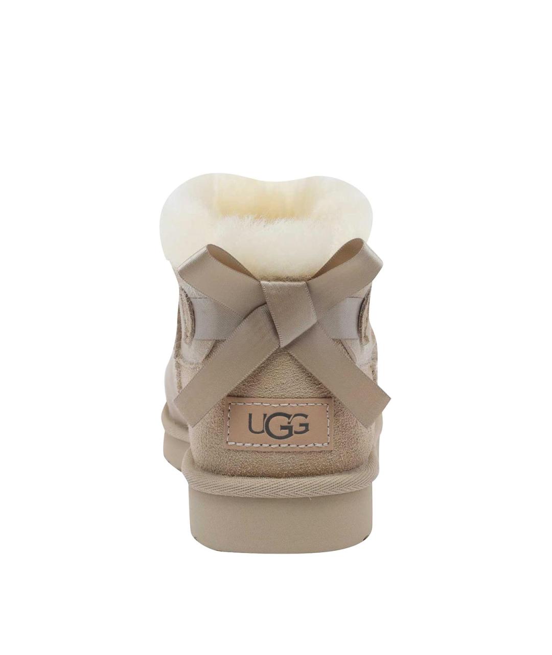 UGG Бежевые замшевые ботинки, фото 4