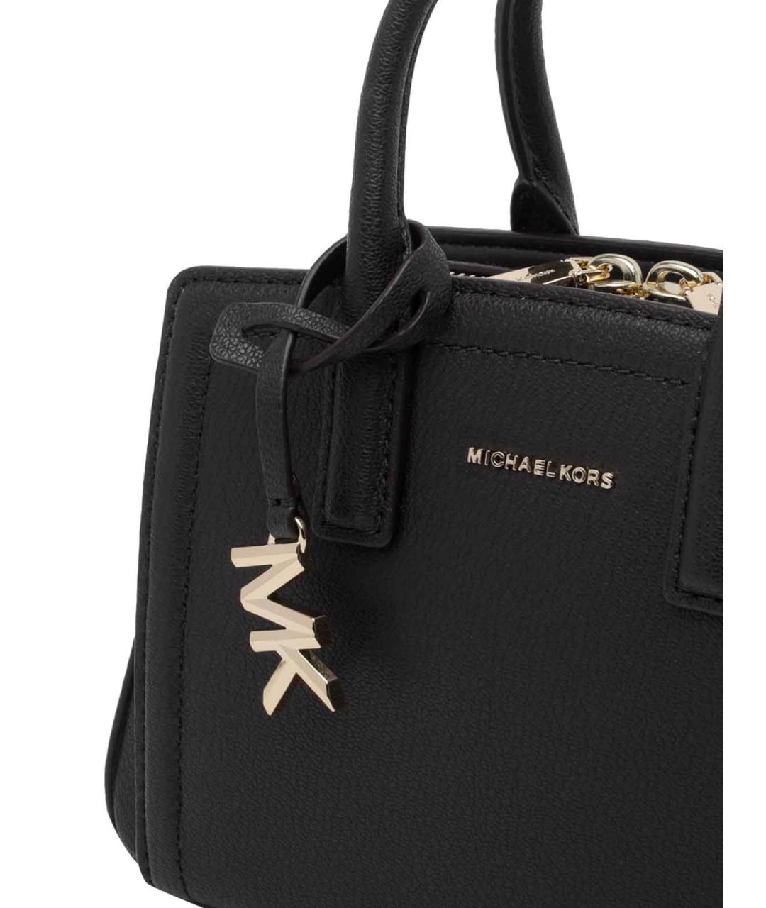 MICHAEL MICHAEL KORS Коричневая кожаная сумка тоут, фото 4