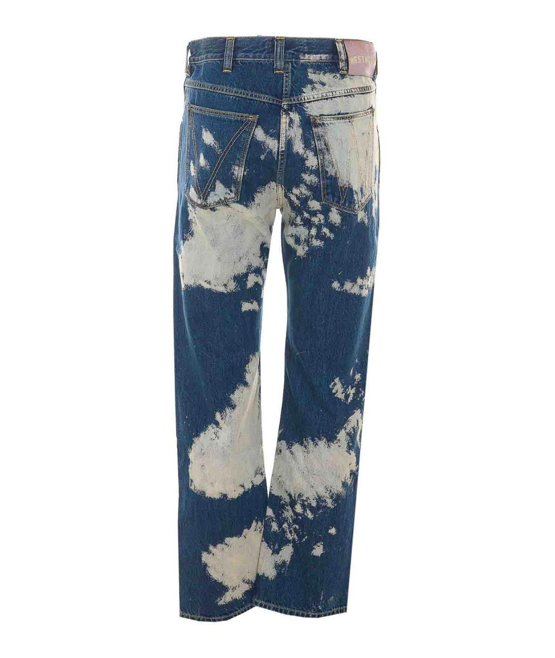 VIVIENNE WESTWOOD Синие хлопковые прямые джинсы, фото 2