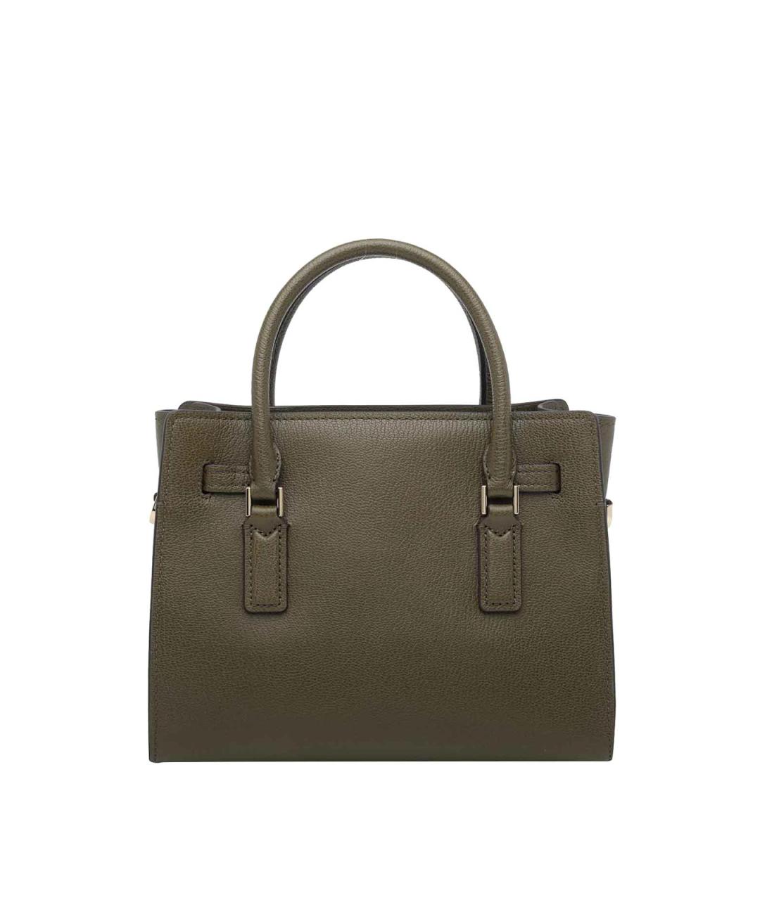 MICHAEL MICHAEL KORS Хаки кожаная сумка тоут, фото 3