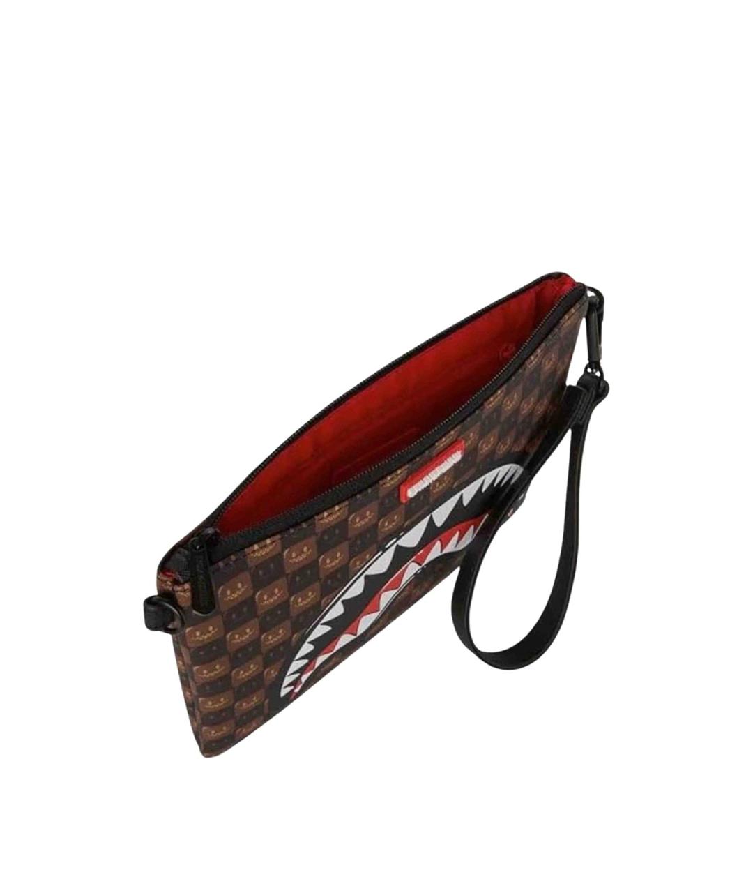 SPRAYGROUND Коричневая барсетка из искусственной кожи, фото 5