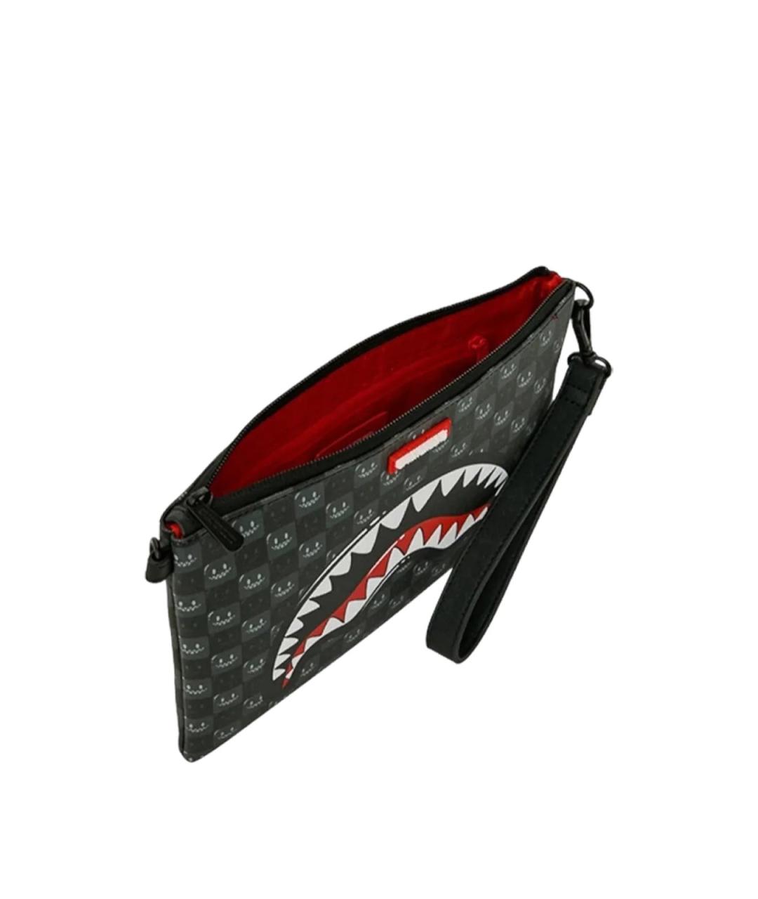 SPRAYGROUND Черная сумка на плечо из искусственной кожи, фото 5