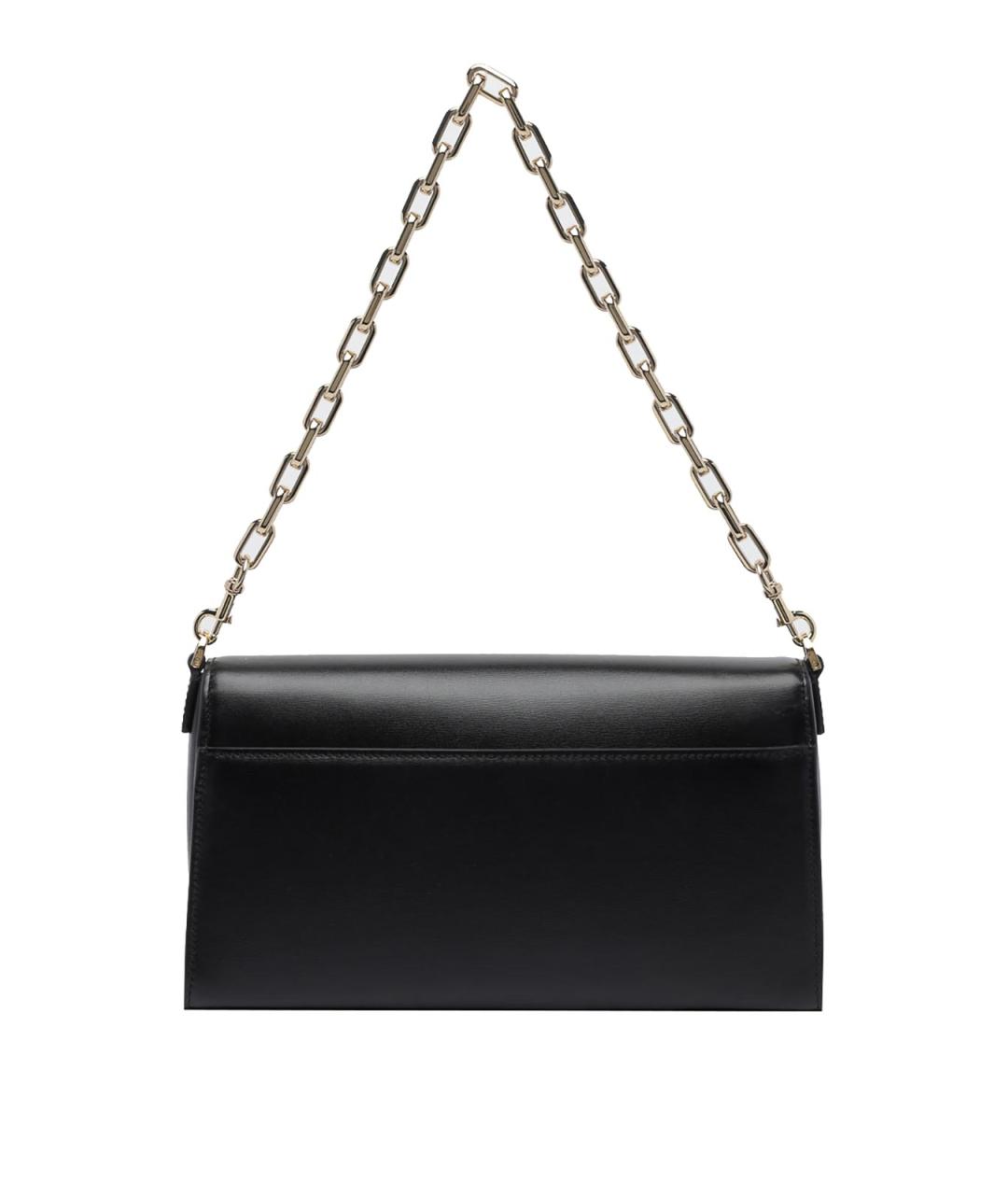 GUCCI Черная кожаная сумка через плечо, фото 3