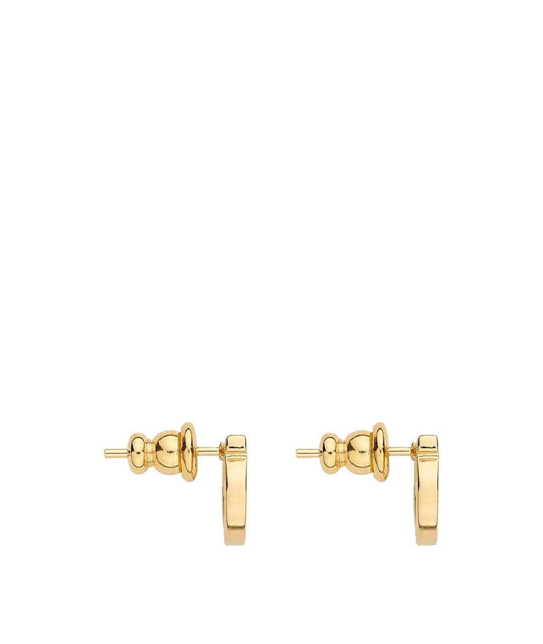 FERRAGAMO Золотые серьги из желтого золота, фото 2