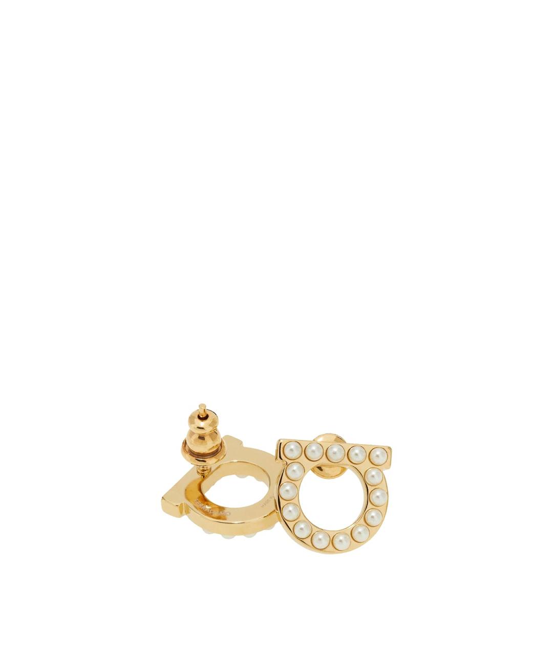 FERRAGAMO Золотые серьги, фото 2