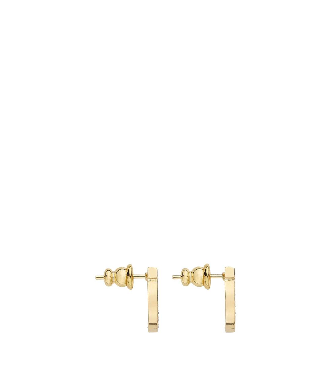 FERRAGAMO Золотые серьги из желтого золота, фото 2