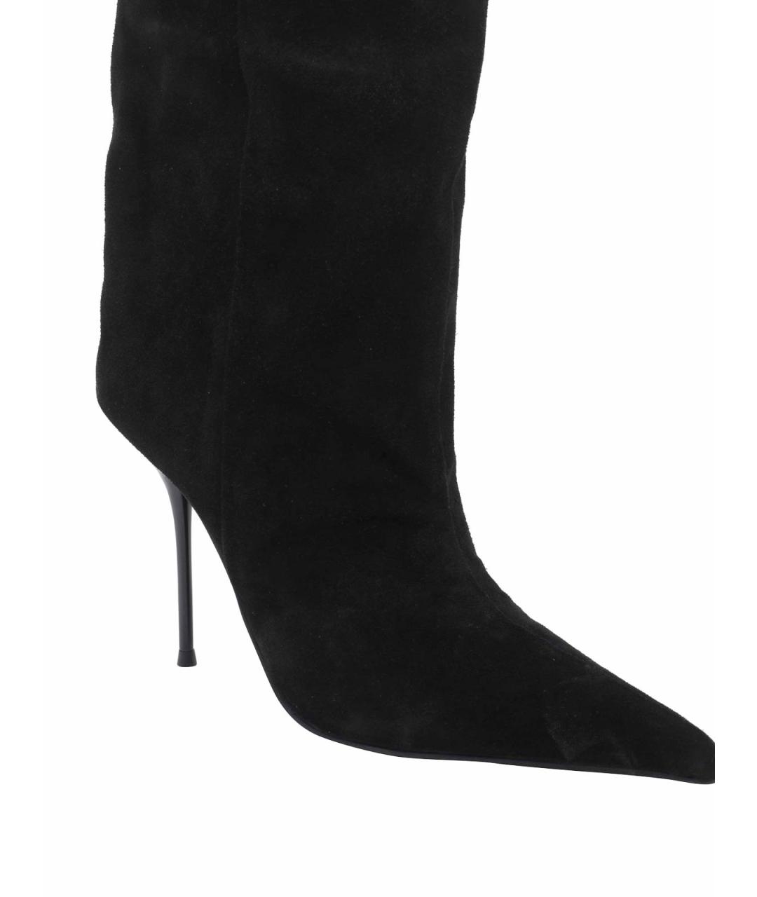 JEFFREY CAMPBELL Черные замшевые сапоги, фото 4