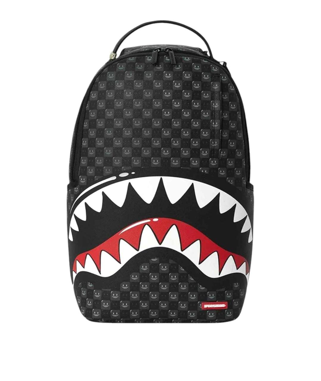 SPRAYGROUND Черный рюкзак из искусственной кожи, фото 1